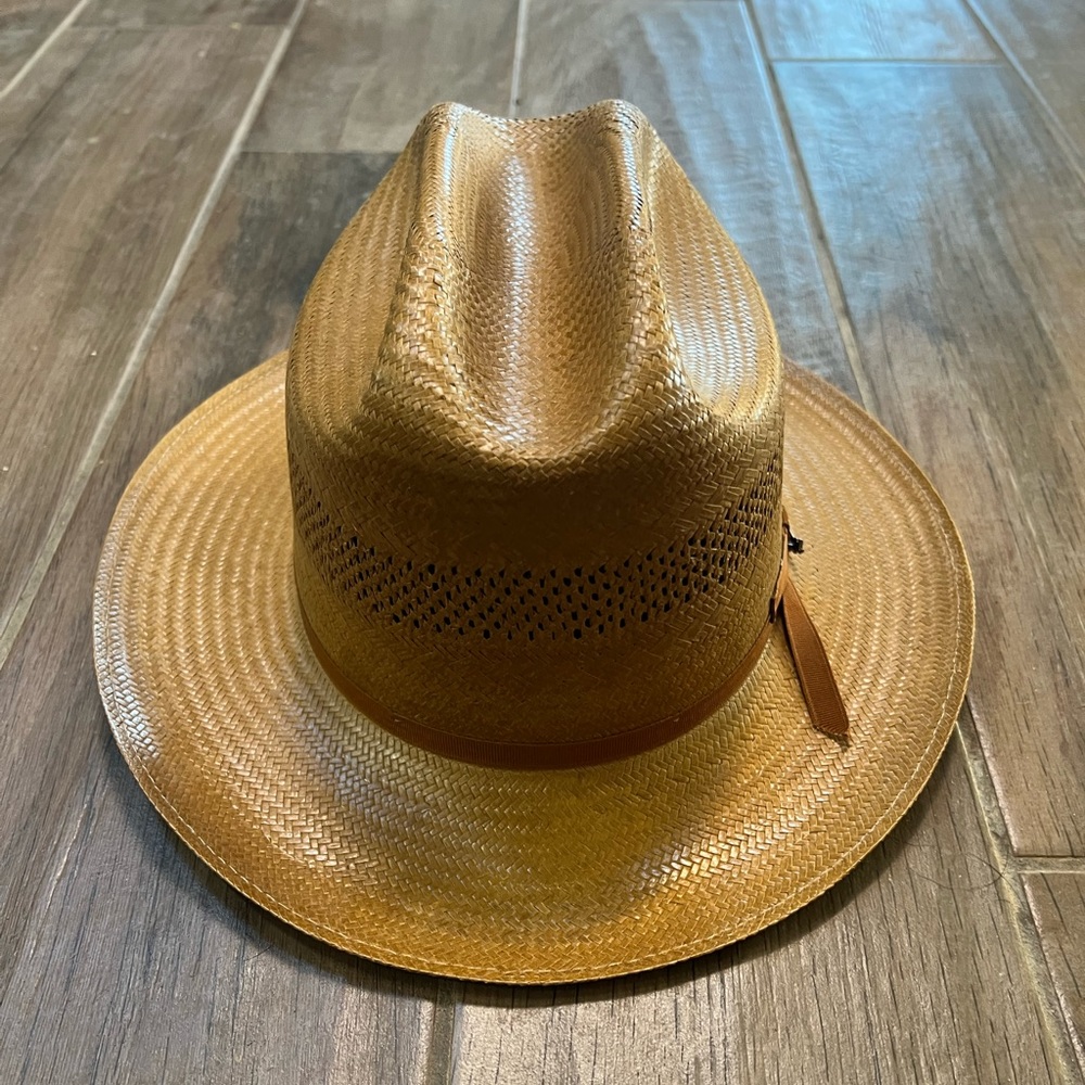 Stetson Open Road Vented Straw Cowboy Hat 7 1/8